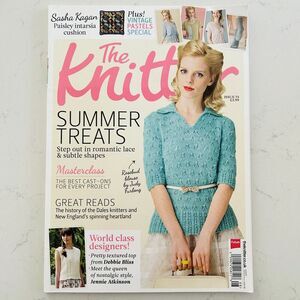 The Knitter Magazine Knitting Pattern Issue 73 Vintage Pastel Sweater Special